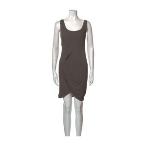 Helmut Lang Scoop Neck Mini Dress